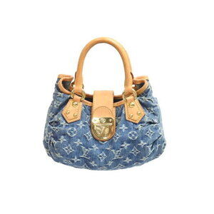 Louis Vuitton Pleaty Monogram Denim Handbag